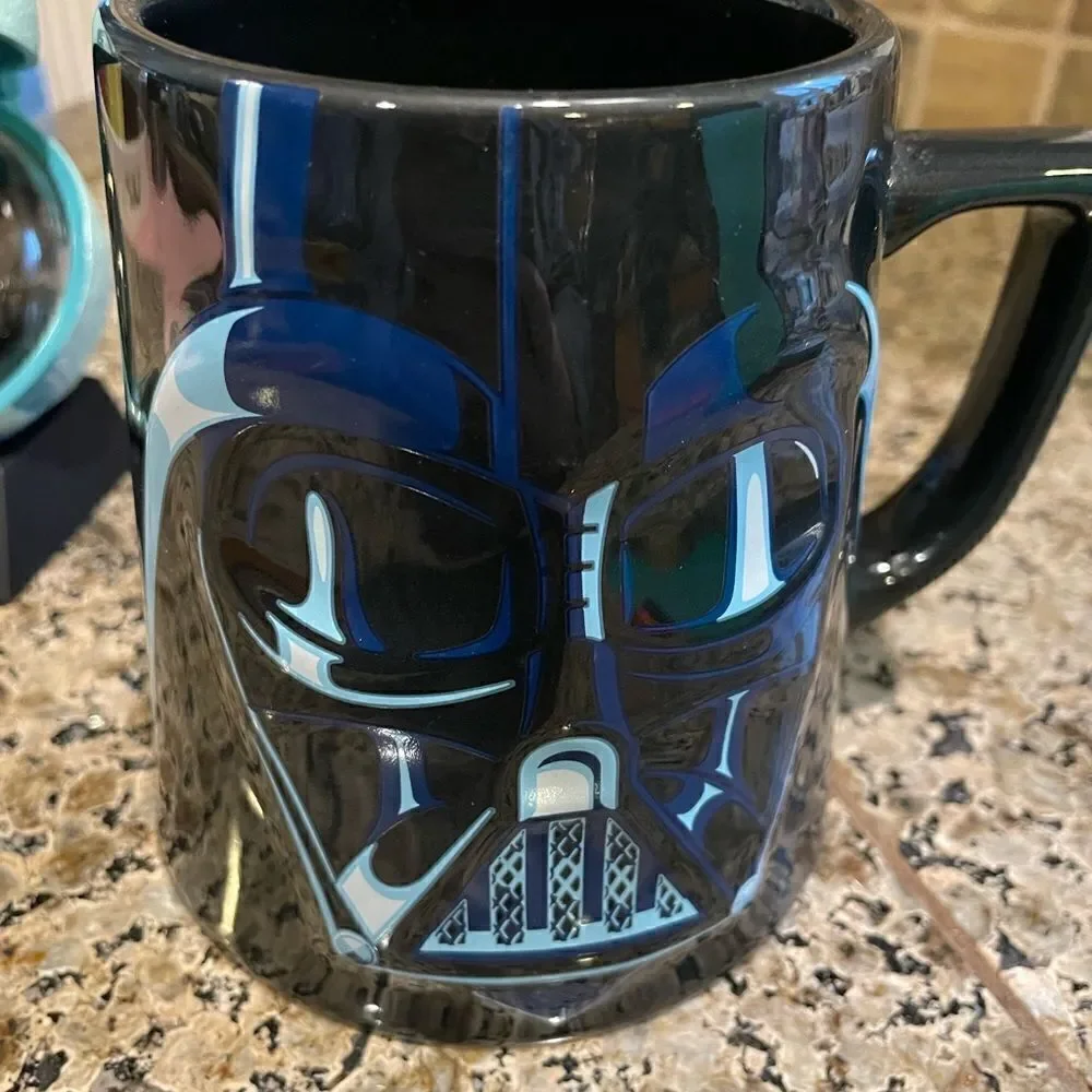 Darth Vader Father of the Year 3D Mug NABOO Rare Star Wars Earth Toy Works!